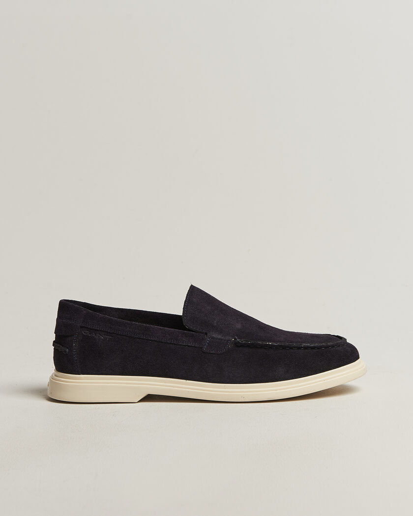 GANT Boery Suede Loafer Marine – Blu