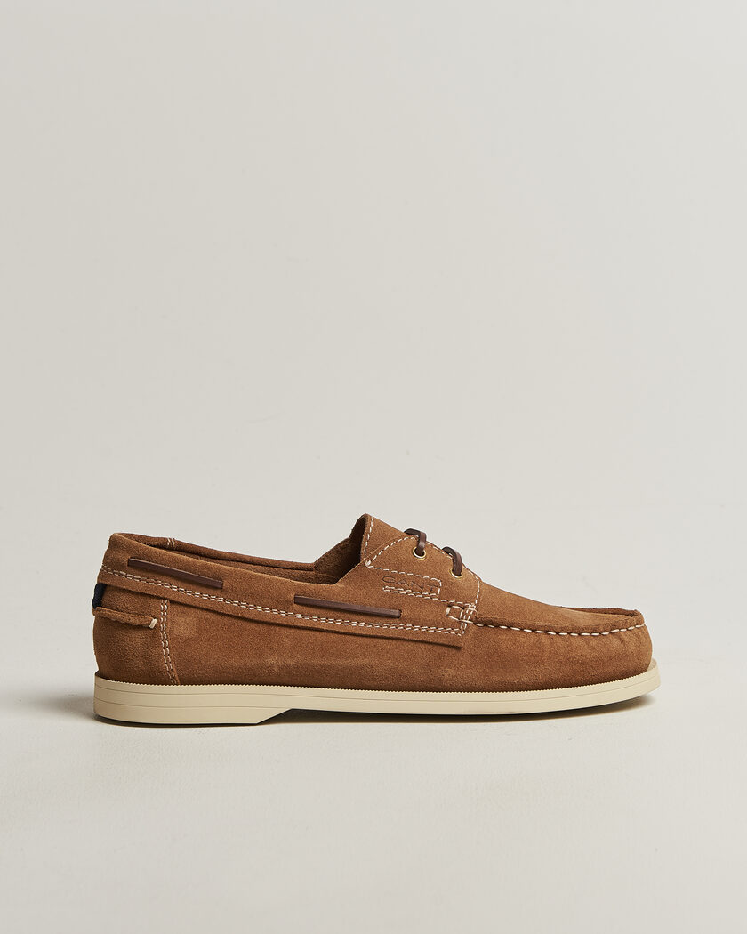 Gant Yardport Suede Boat Shoe Warm Sand – Beige