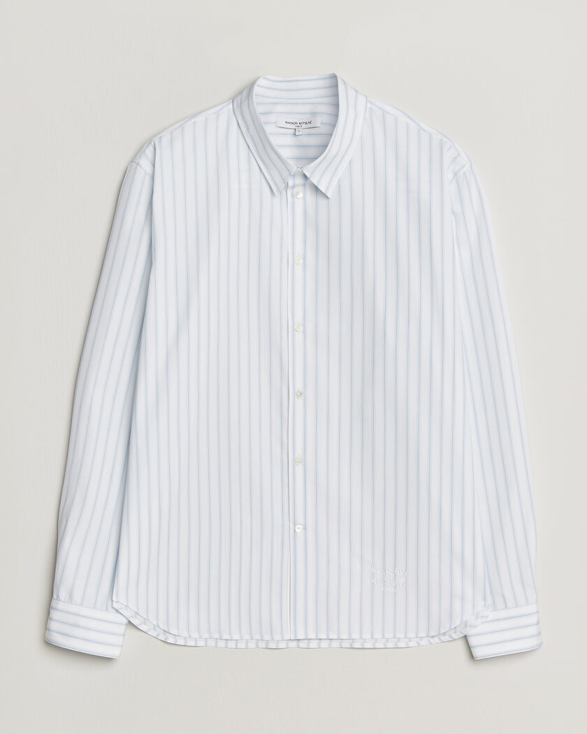 Maison Kitsuné Casual Striped Shirt Blue/White – Multicolore