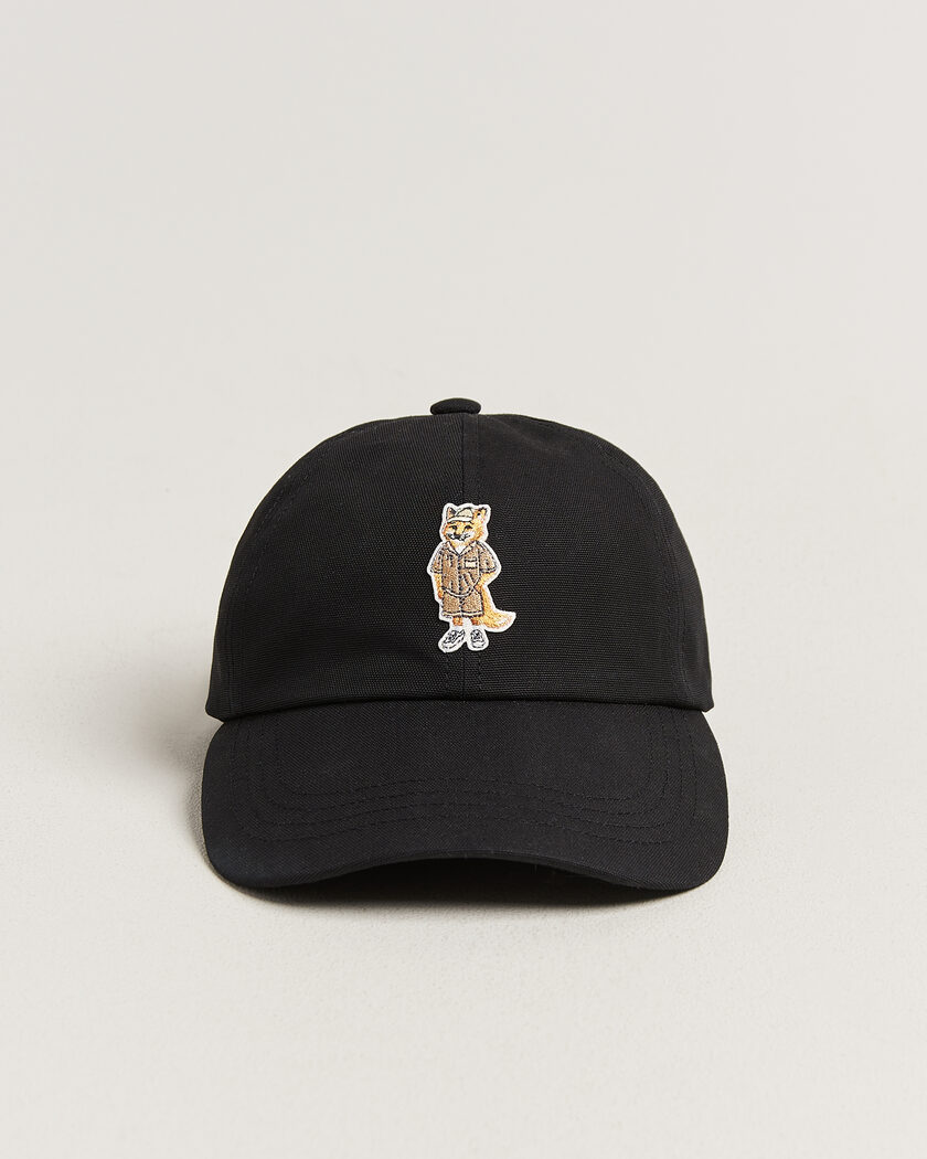 Maison Kitsuné Dressed Fox Cap Black – Nero