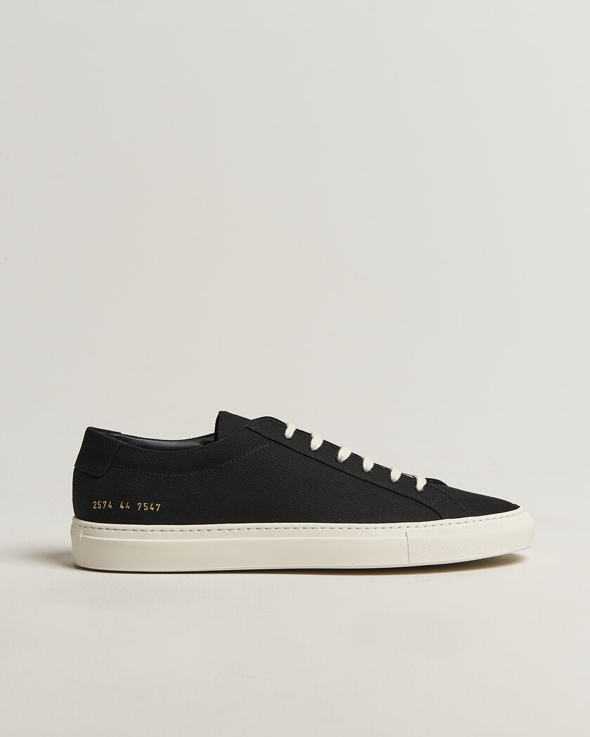 Common Projects Original Achilles Canvas Sneaker Black – Nero