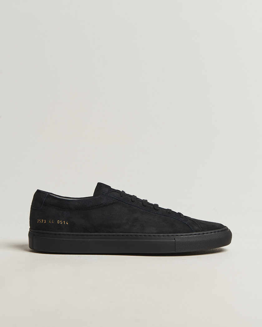 Common Projects Original Achilles Suede Sneaker Off Black – Nero