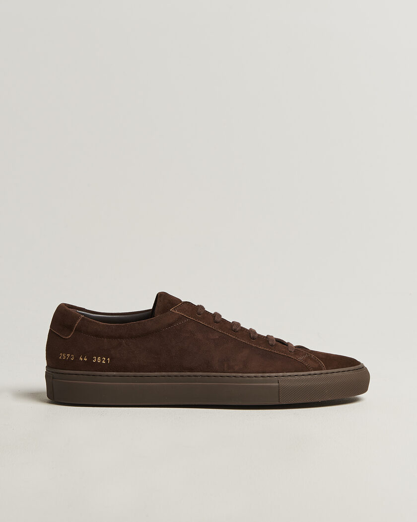 Common Projects Original Achilles Suede Sneaker Brown – Marrone