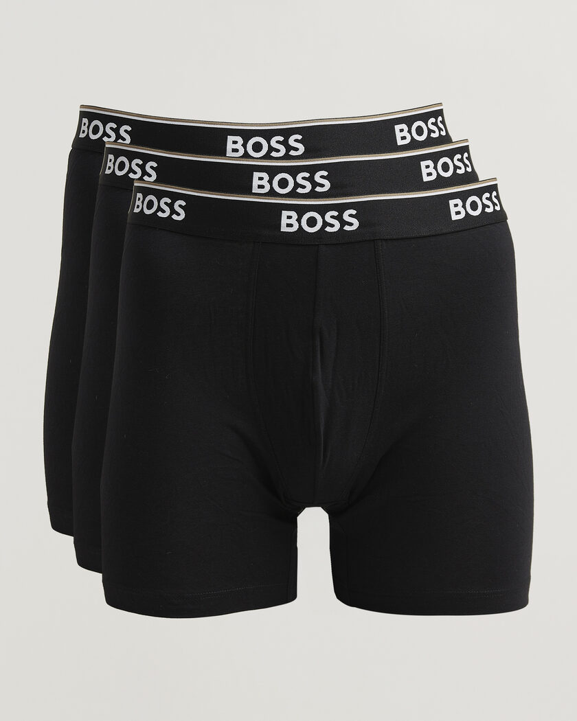 BOSS BLACK 3-Pack Long Leg Boxer Black – Nero