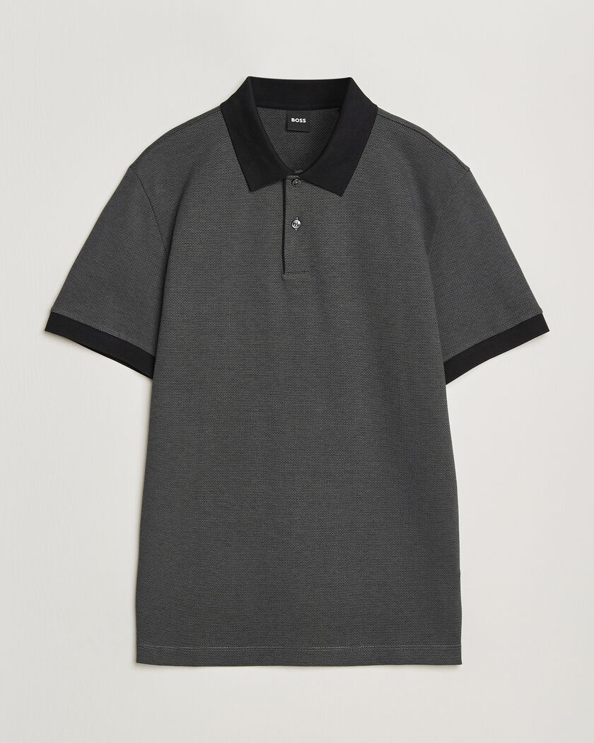 BOSS BLACK Parlay Jersey Polo Black – Nero