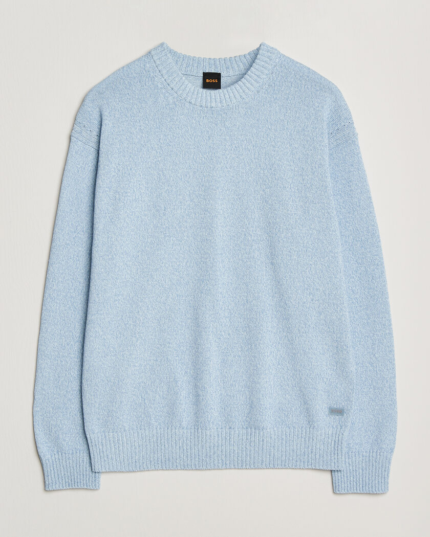 BOSS ORANGE Kerlino Knitted Sweater Light Blue – Blu