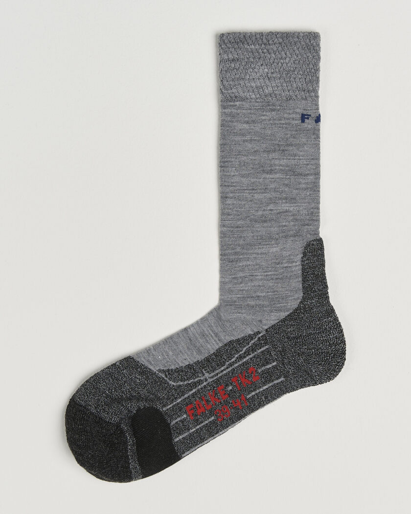 Falke Sport TK2 Explore Melange Trekking Socks Grey Mel – Grigio