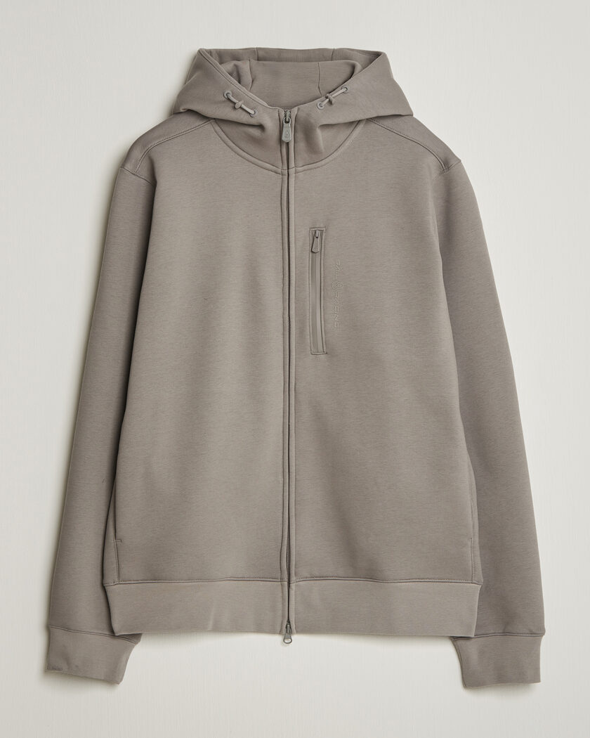 Sail Racing Bowman Monochrome Full Zip Hoodie Oyster – Grigio