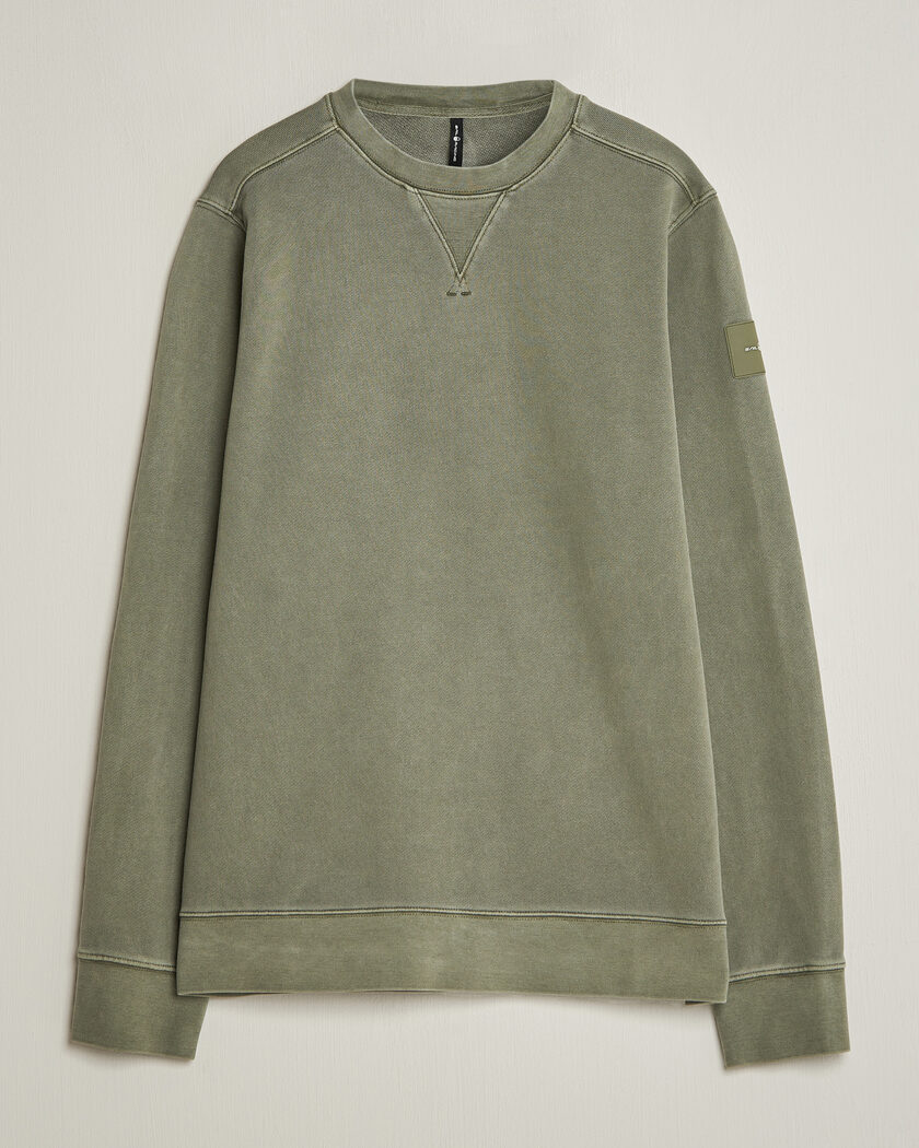 Sail Racing Wind Pigment Dyed Sweatshirt Mud Green – Verde