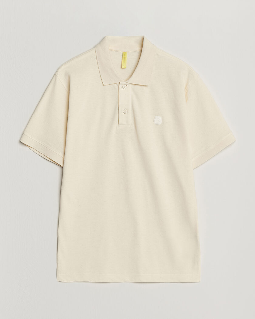 Sail Racing Tornado Cotton/Linen Pique Polo Off White – Bianco