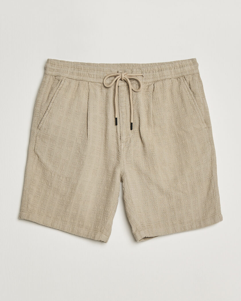 KnowledgeCotton Apparel Structured Cotton Dobby Shorts Twill – Verde