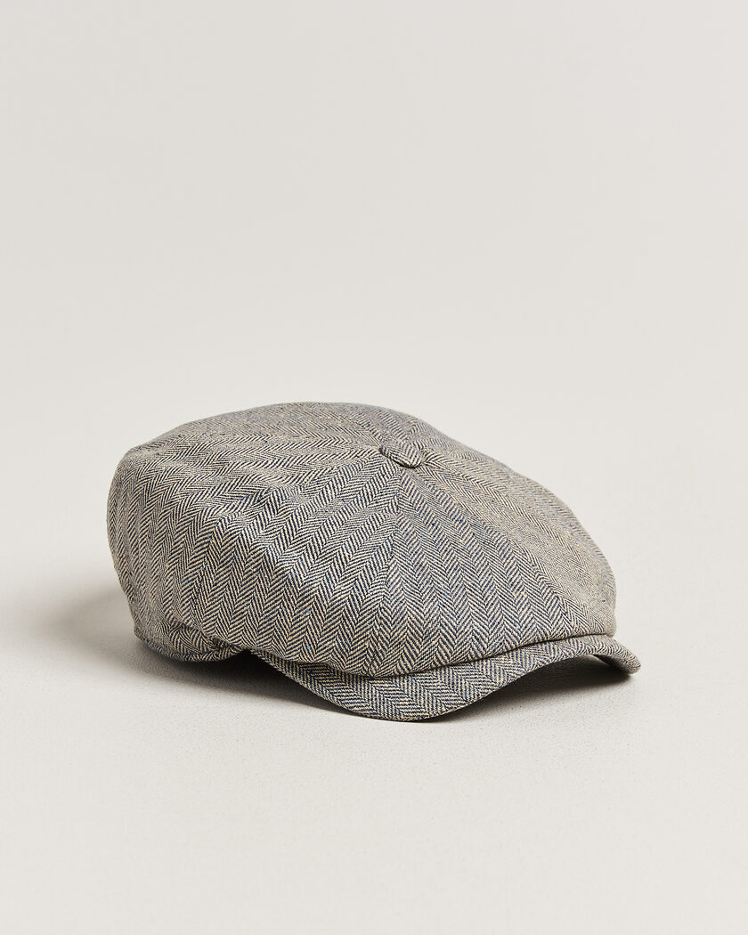 Wigéns Newsboy Retro Herringbone Cap Blue – Blu