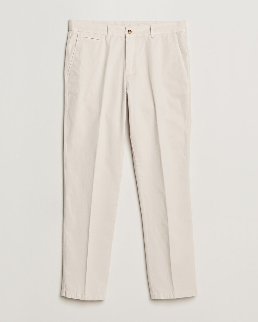 Oscar Jacobson Danik Cotton Trousers White – Bianco