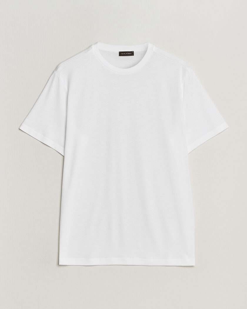 Oscar Jacobson Kim Lyocel/Cotton T-Shirt White – Bianco