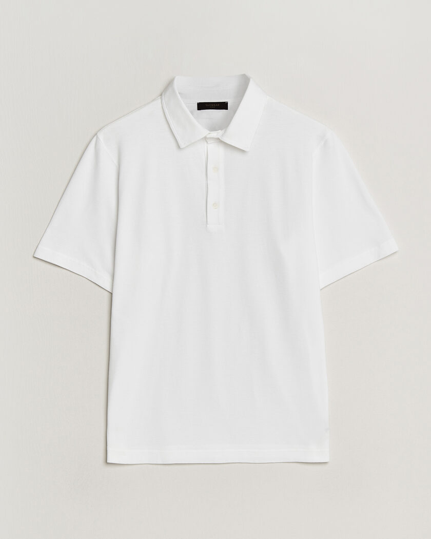 Zanone Soft Cotton Piquet Polo White – Bianco