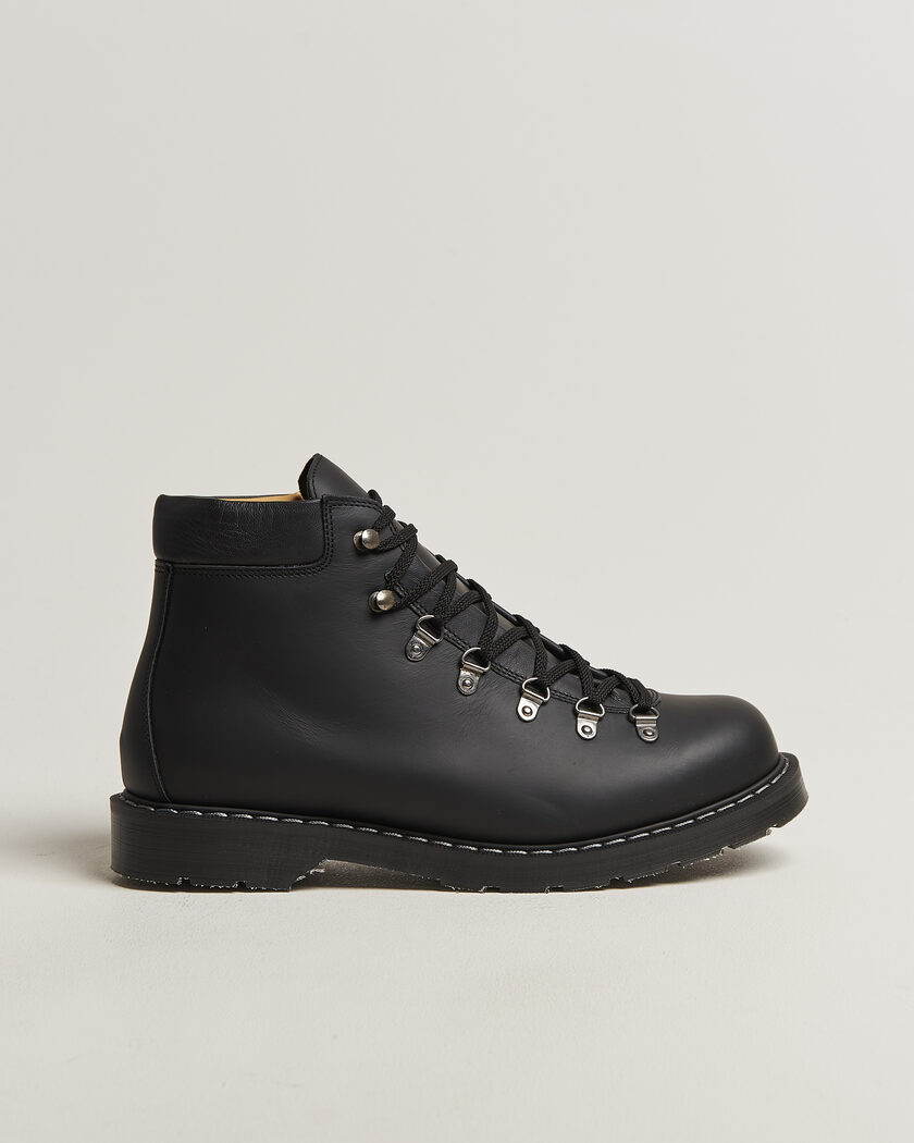 Solovair Urban Hiker Boot Black Waxy – Nero