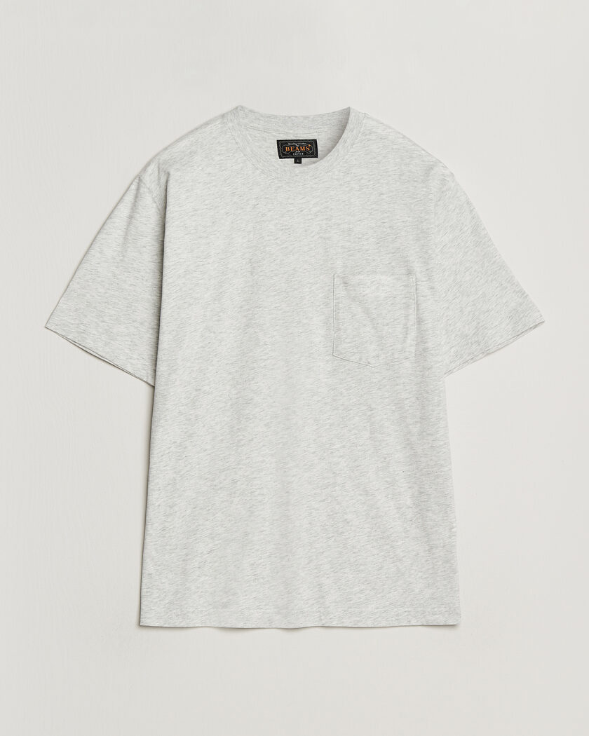 BEAMS PLUS Pocket Tee Ash Grey – Grigio