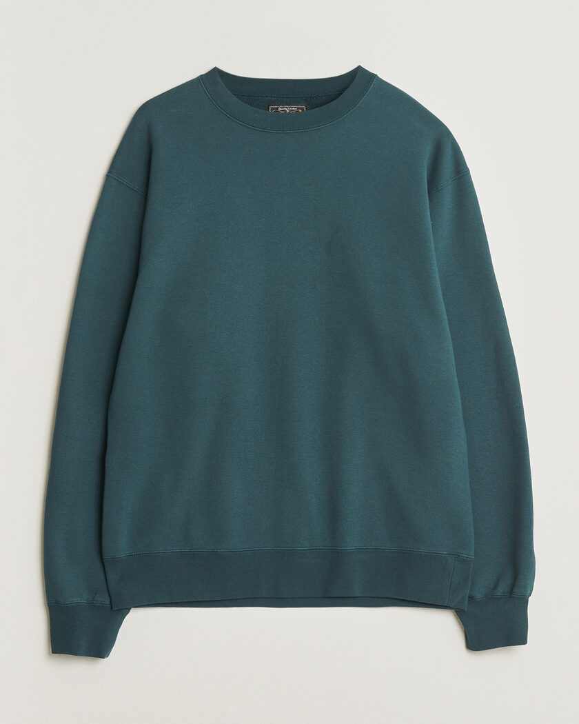 BEAMS PLUS Crew Sweat Dark Green – Verde