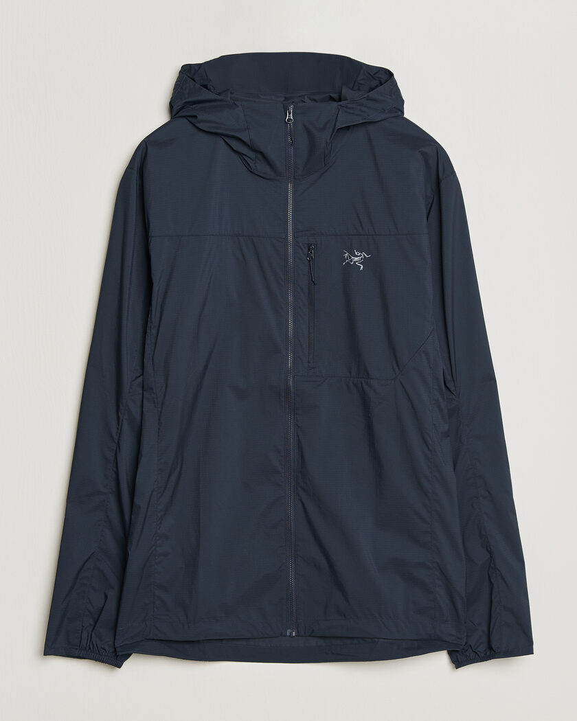Arc'teryx Squamish Lightweight Hooded Jacket Black Sapphire – Blu