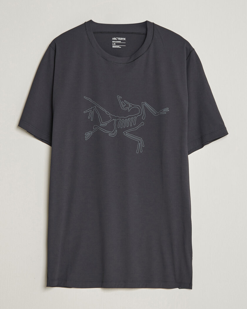 Arc'teryx Cormac Bird Logo Crew Neck T-Shirt Black – Nero