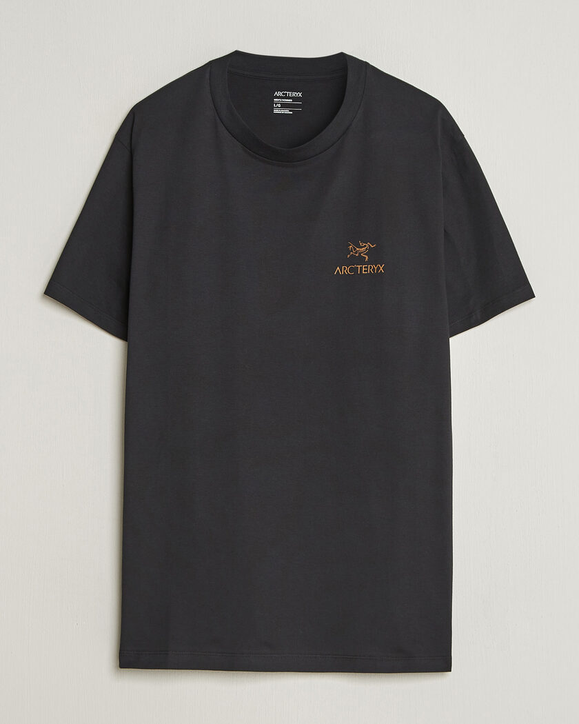 Arc'teryx Kragg Cotton Bird Word T-Shirt Black – Nero