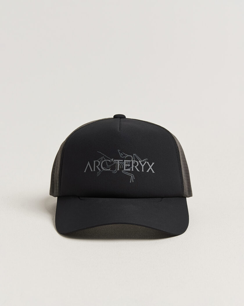 Arc'teryx Bird Word Trucker Cap Black/Cloud – Nero