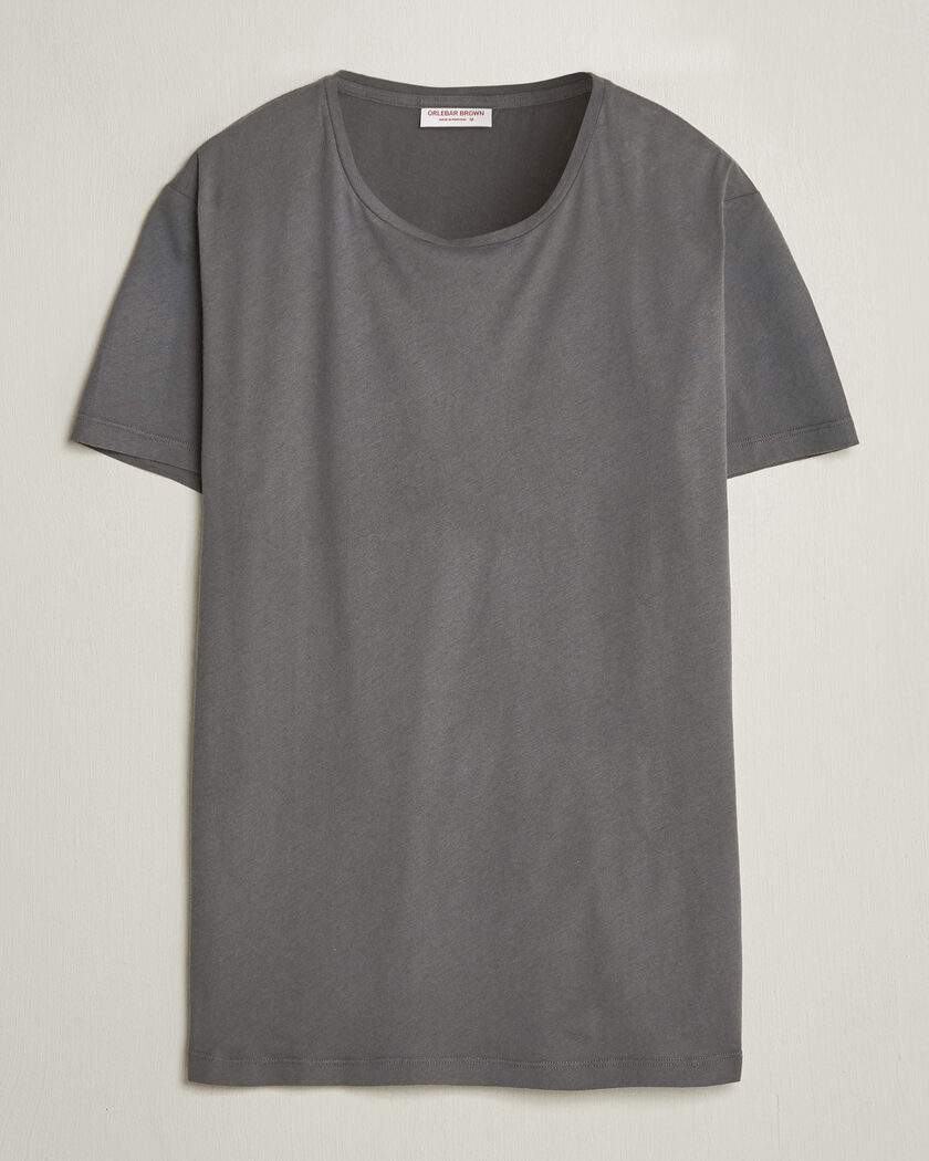 Orlebar Brown OB Crew T-Shirt Elephant Grey – Grigio