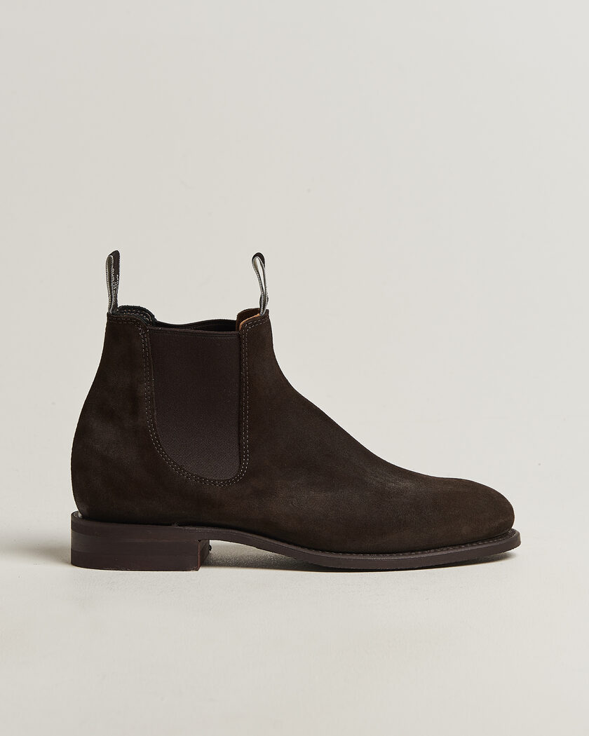 R.M.Williams Comfort Turnout G Boot Chocolate Suede – Marrone