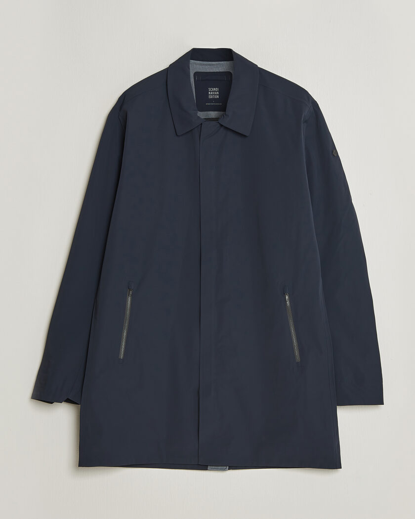 Scandinavian Edition Key II Waterproof Coat Navy – Blu