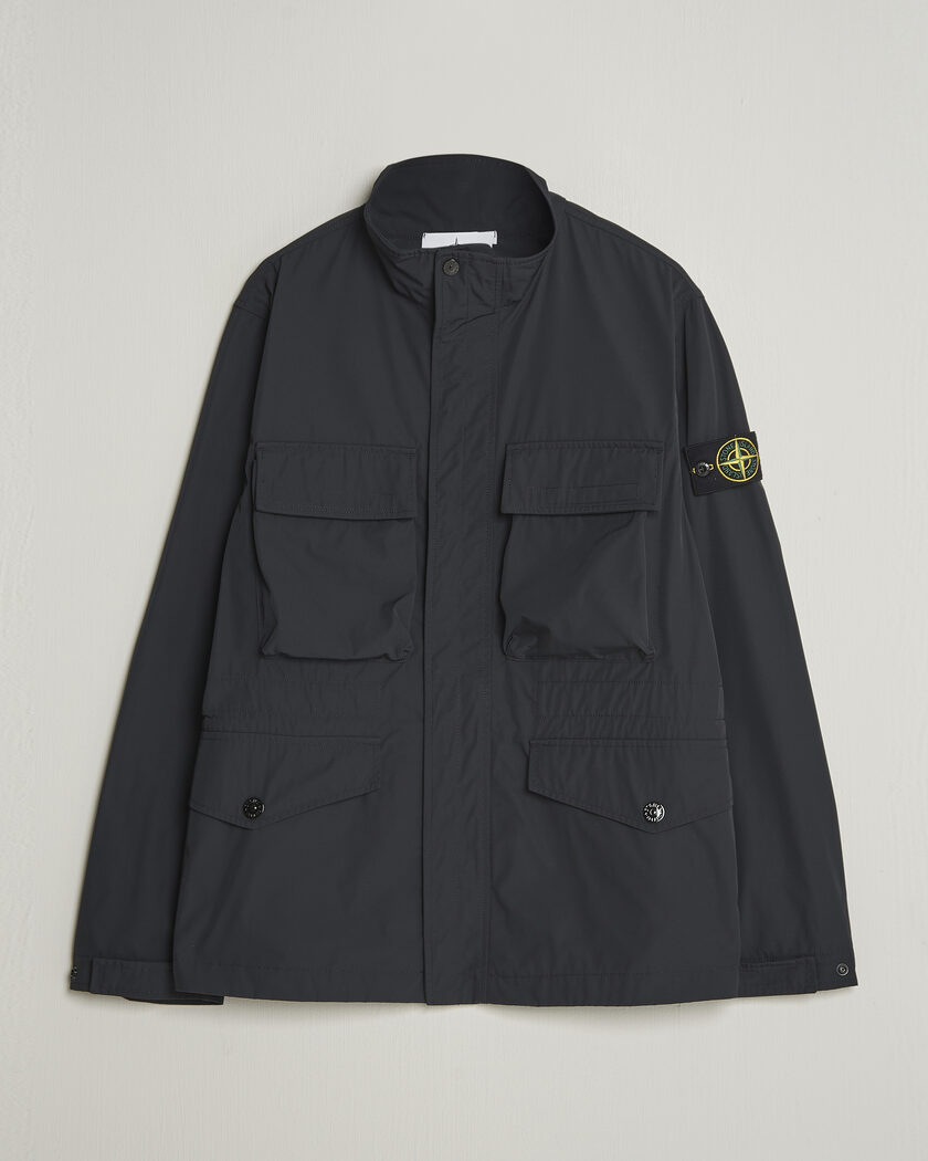 Stone Island Micro Twill Field Jacket Black – Nero