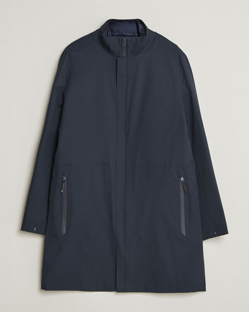 Woolrich Two Layer 2 in 1 Carcoat Melton Blue – Blu