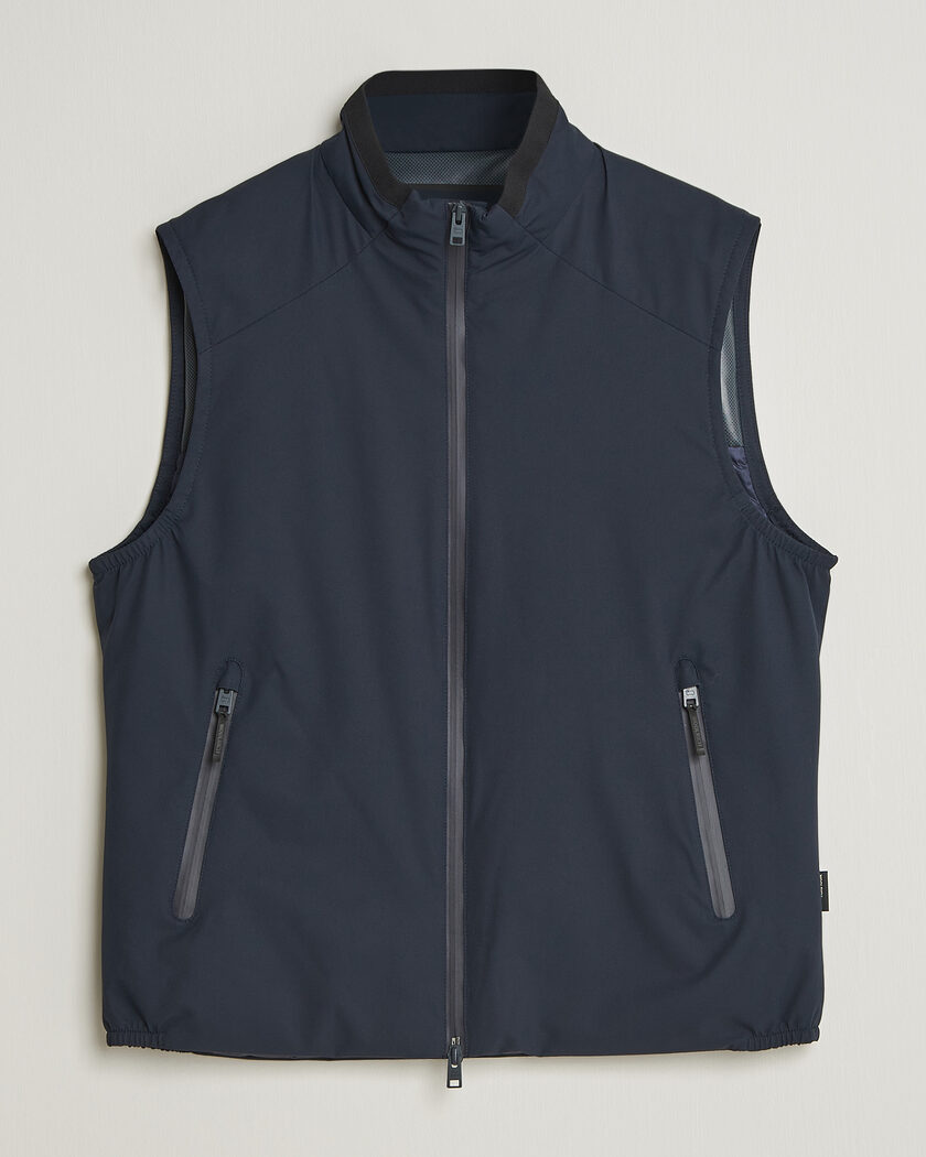 Woolrich Two Layer Sailing Vest Melton Blue – Blu