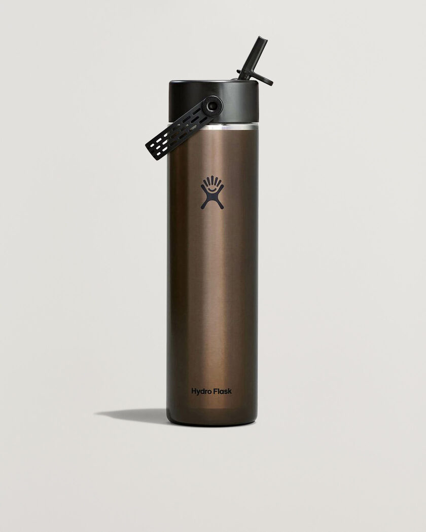 Hydro Flask Lightweight Flex Straw 24oz Bottle Obsidian – Marrone