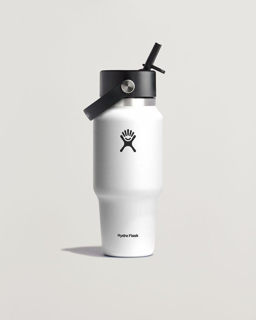 Hydro Flask Travel Bottle Flex Straw Cap 24oz White – Bianco