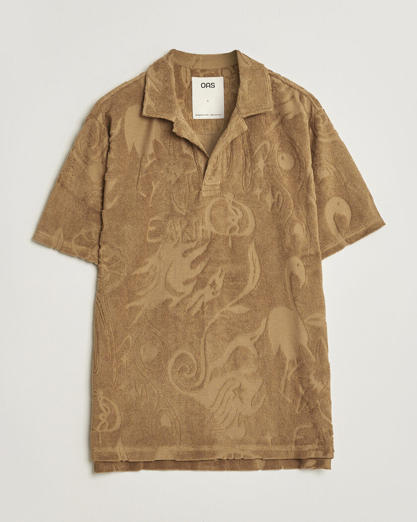 OAS Terry Polo Shirt Wendelo – Marrone