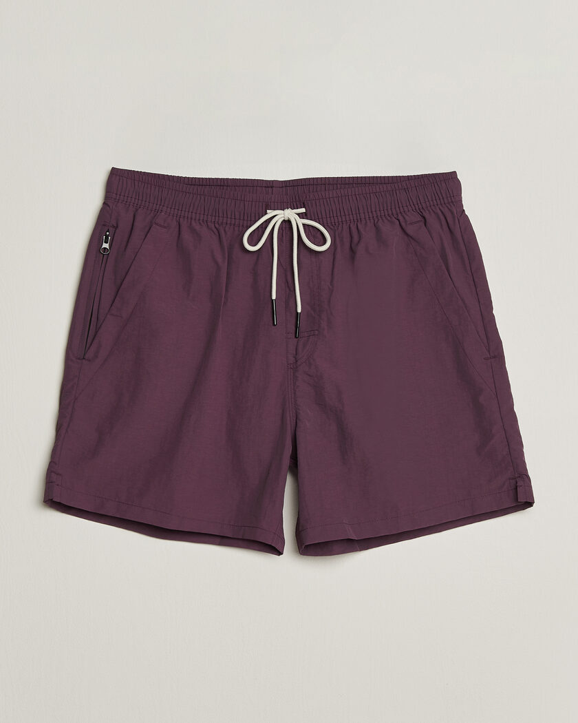 OAS Plain Swimshorts Plum – Rosso