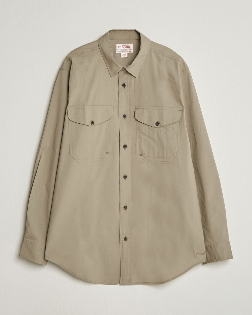 Filson Twin Lakes Sport Shirt Dark Clay – Grigio