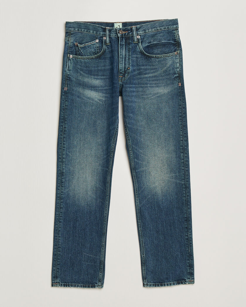 -1 Nordic Denim Regular Fit Jeans Dark Authentic – Blu