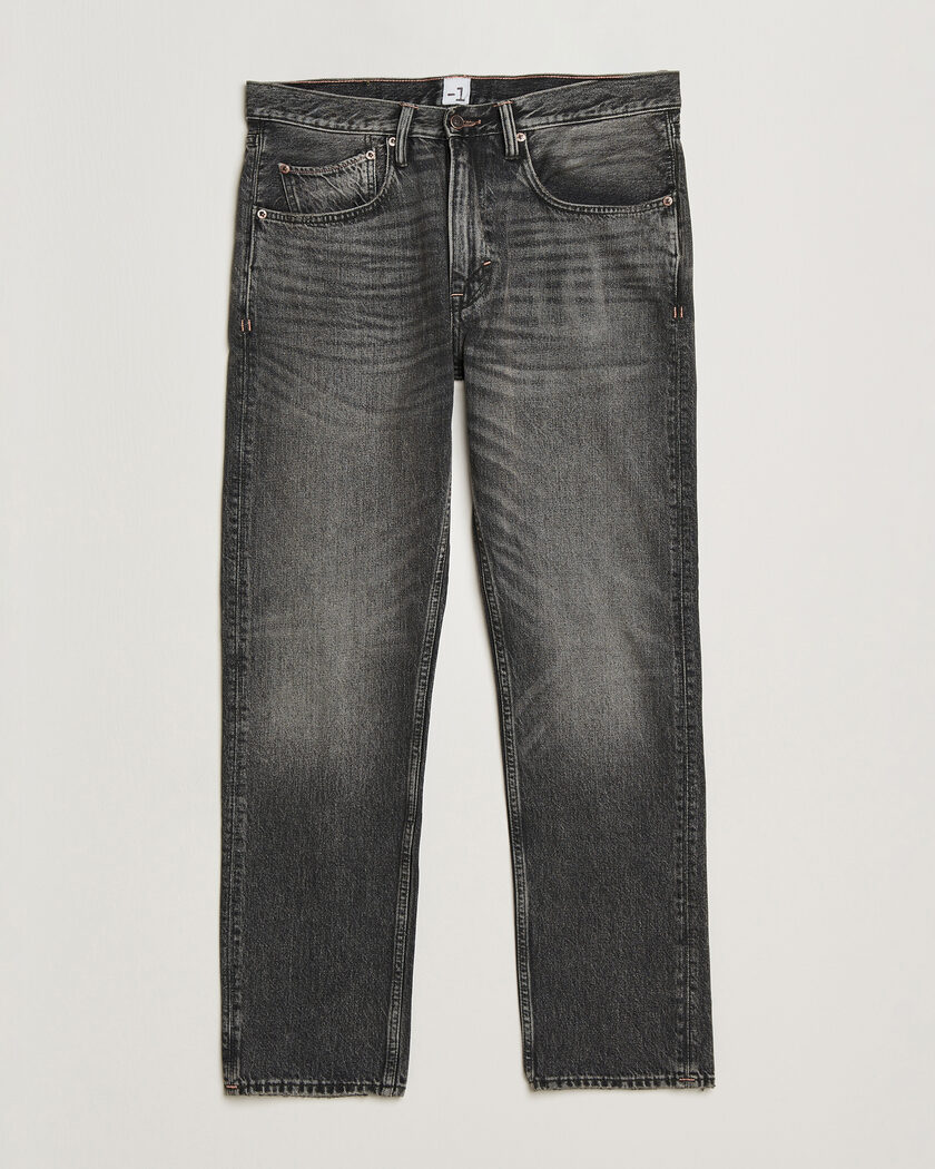 -1 Nordic Denim Regular Fit Jeans Thunderstorm Black Clean – Nero