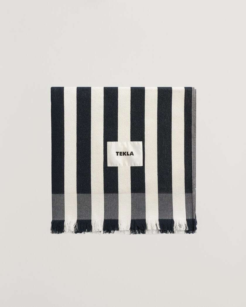 Tekla Organic Terry Beach Towel Cala Stripes – Multicolore