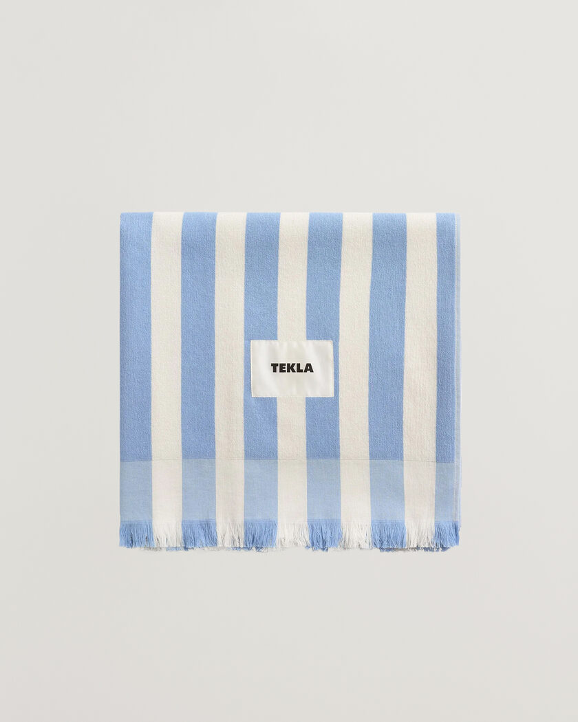 Tekla Organic Terry Beach Towel Moro Stripes – Multicolore