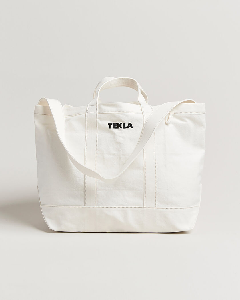 Tekla Beach Bag Ivory – Bianco