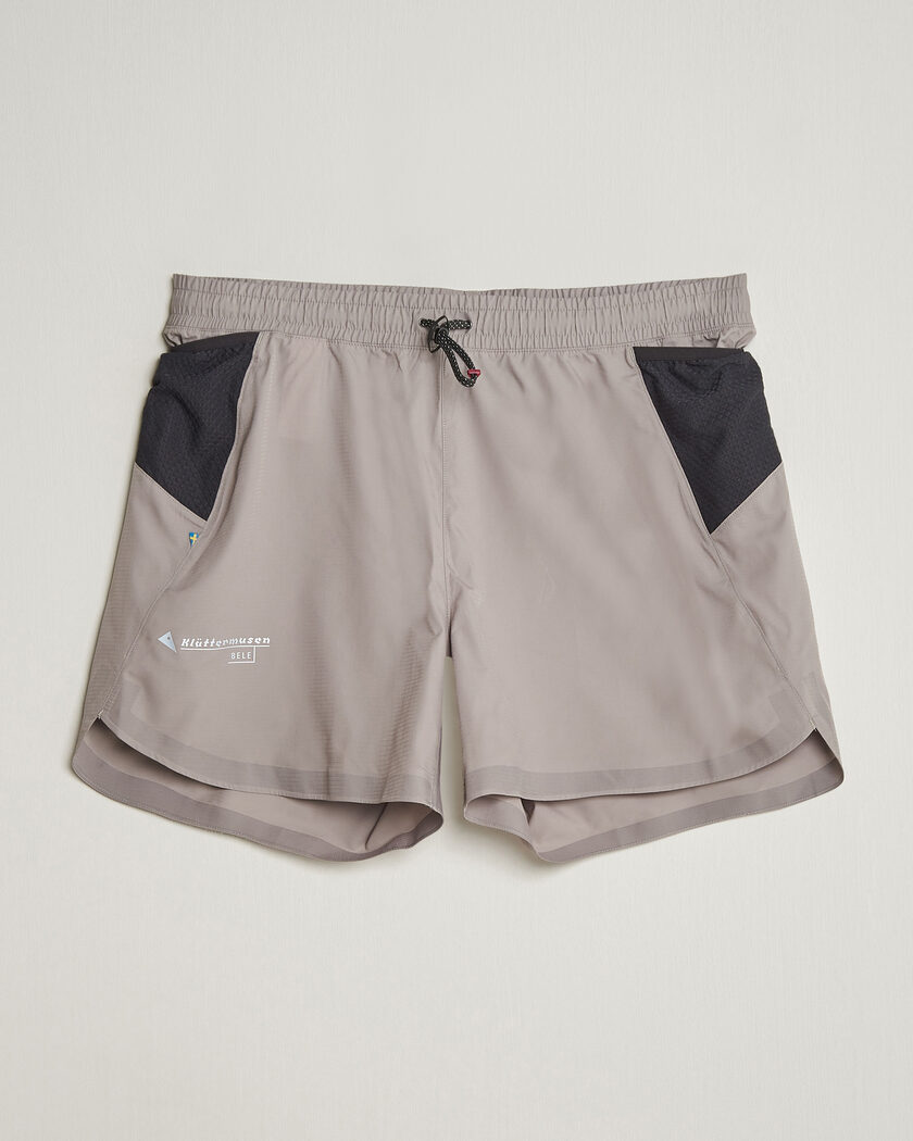 Klättermusen Bele Running Shorts Ridge Grey – Grigio