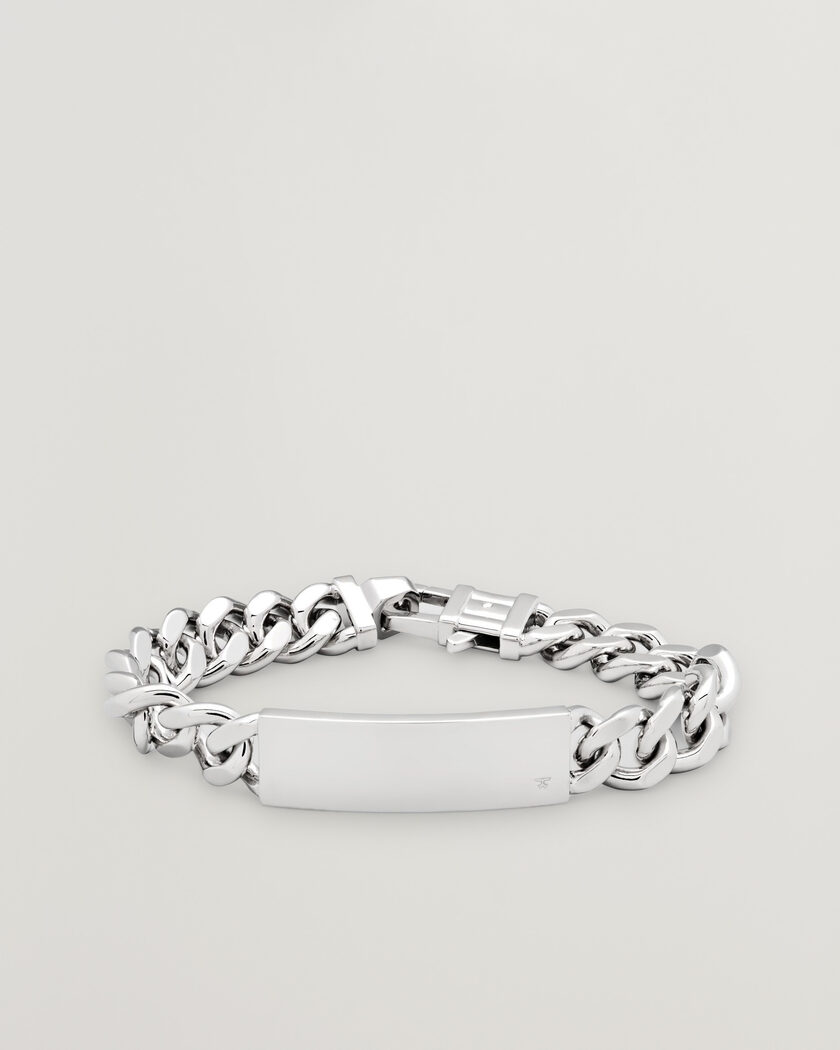 Tom Wood ID Bracelet Silver – Argento