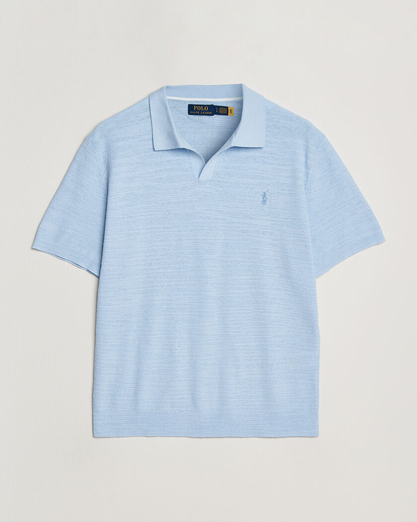 Polo Ralph Lauren Cotton Blend Polo Office Blue – Blu