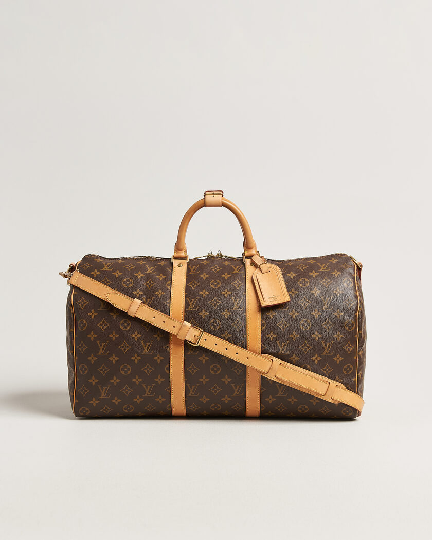 Louis Vuitton Pre-Owned Keepall Bandouliére 50 Monogram – Marrone