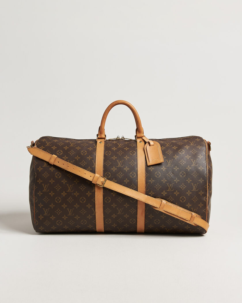 Louis Vuitton Pre-Owned Keepall Bandouliére 55 Monogram – Marrone