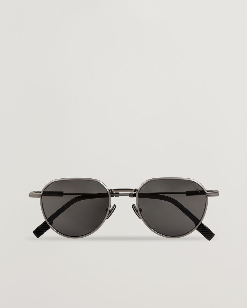 Zegna EZ0297 Sunglasses Gunmetal – Nero