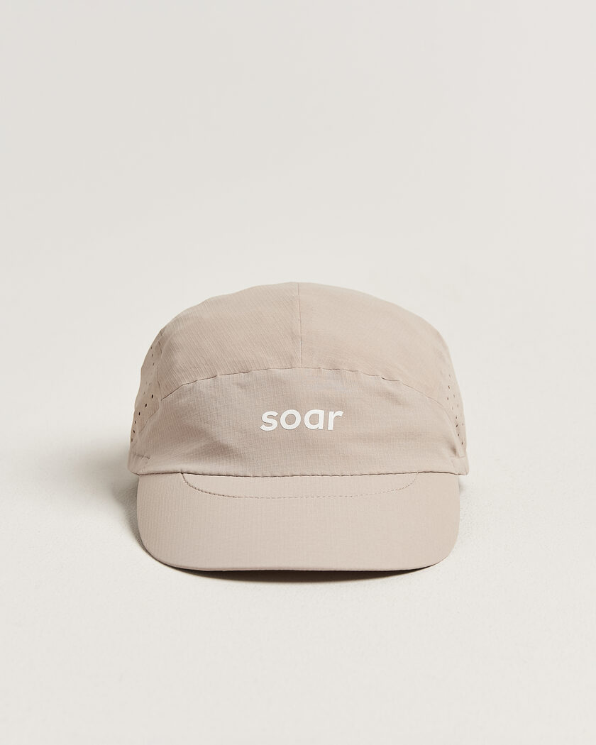 SOAR Running Run Cap Warm Grey – Beige