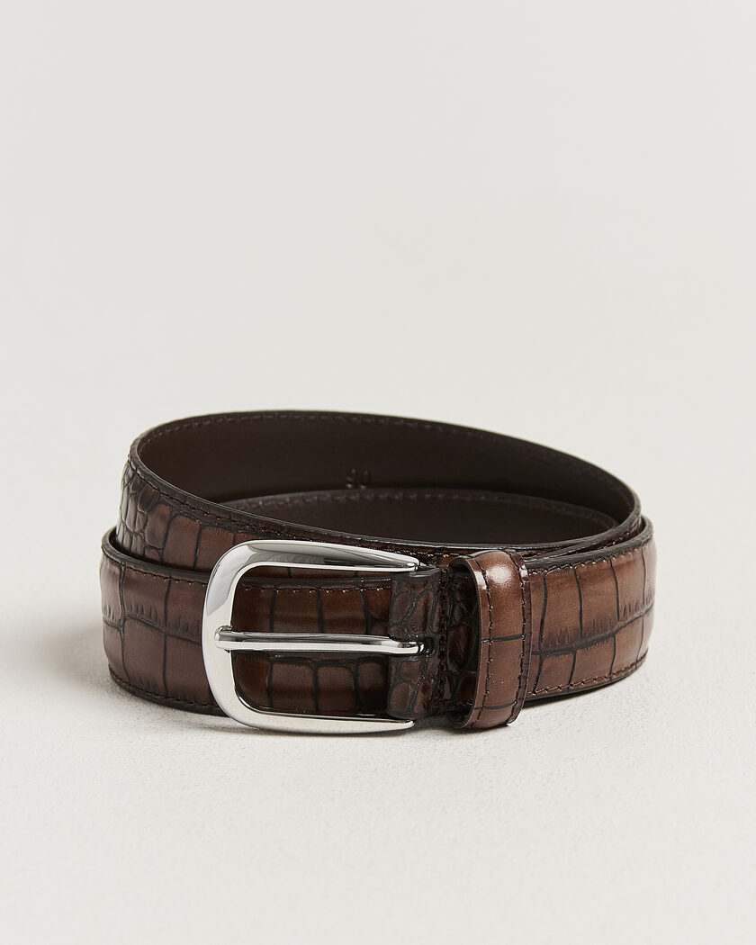 Anderson's Embossed Western Leather Belt Tan – Marrone